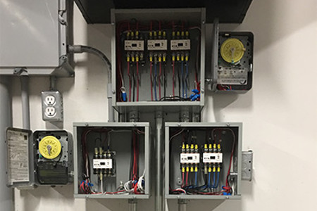 Control panel wiring at splash park calgary ab
